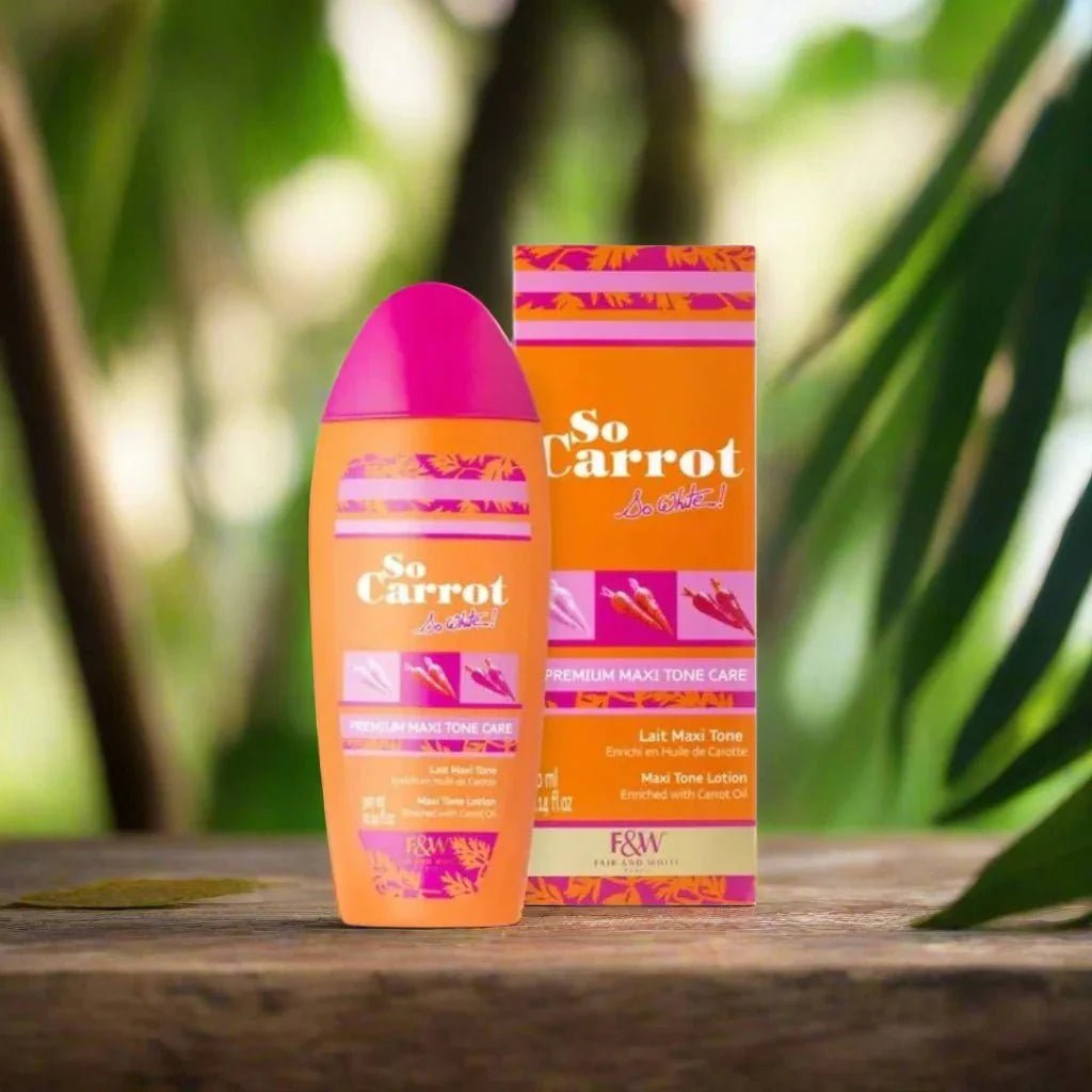 Fair & White So Carrot Balancing Body Lotion with Carrot Oil 300ml - ASBEAUTYBAZAAR