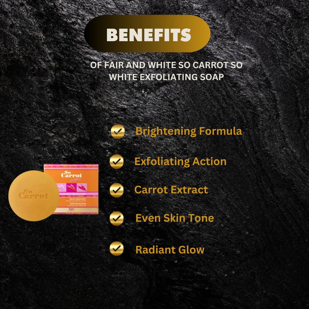 Fair & White So Carrot Oil Cleansing Bar 7 oz - ASBEAUTYBAZAAR