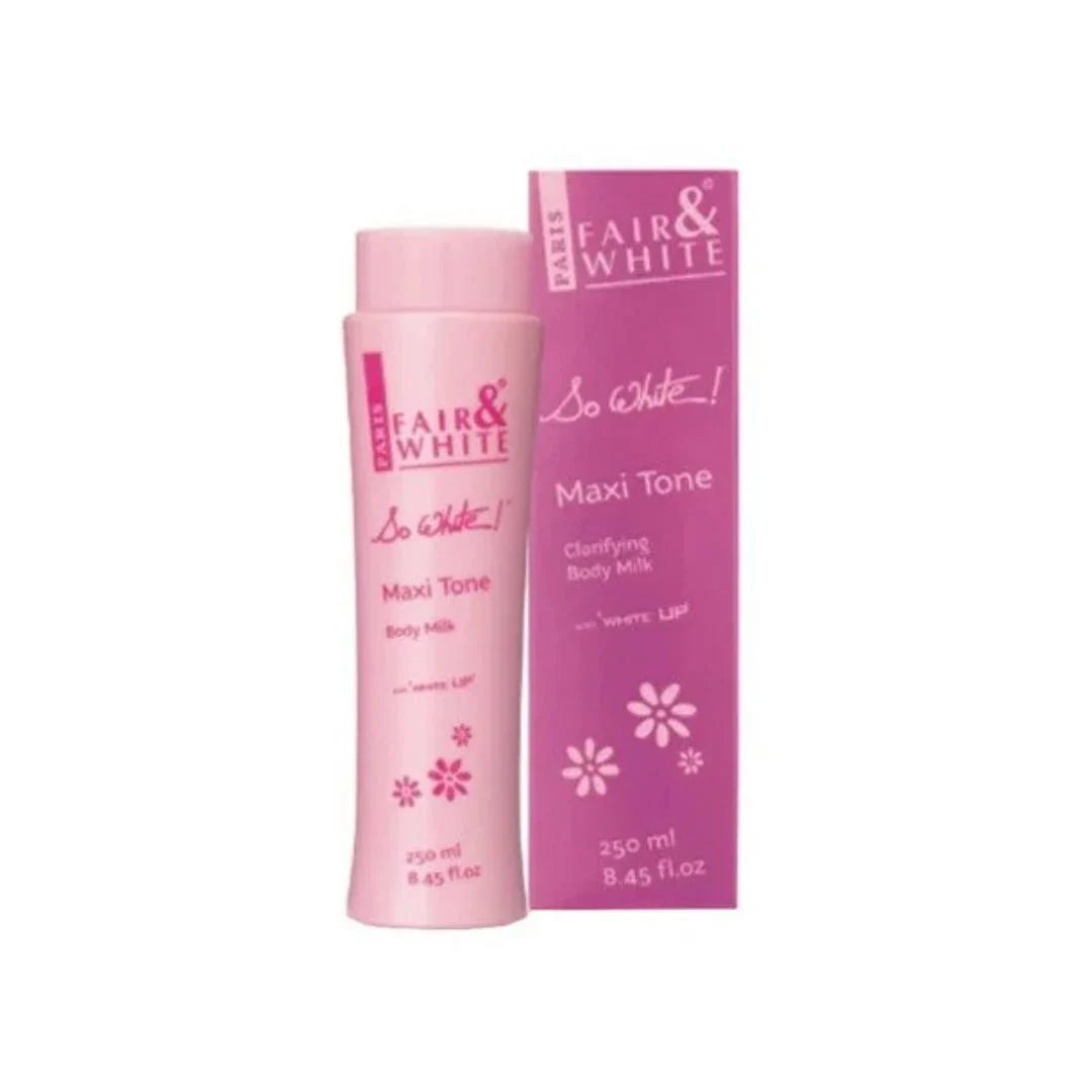 Fair & White So White Maxi Tone Body Milk Lotion 250ml / 8.45 oz - ASBEAUTYBAZAAR
