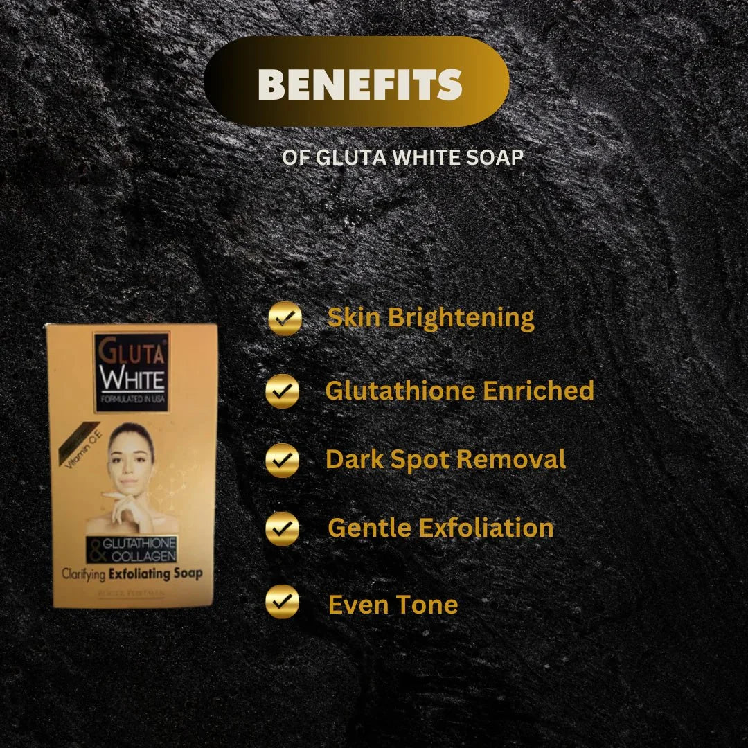 Gluta White Soap with Glutathione & Collagen 7 oz - ASBEAUTYBAZAAR