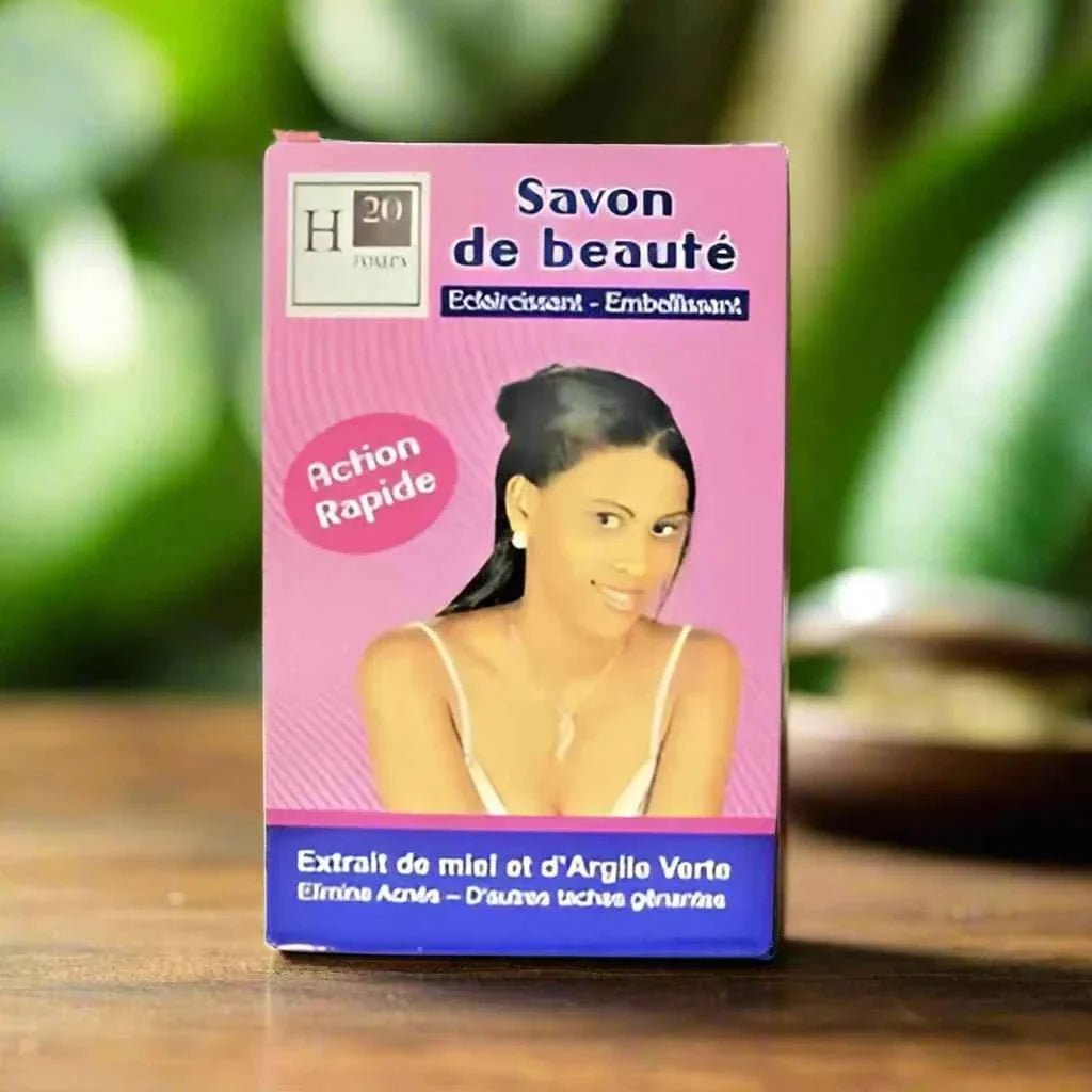 H20 Jours Natural Beauty Soap with Honey & Green Clay 250 g - ASBEAUTYBAZAAR