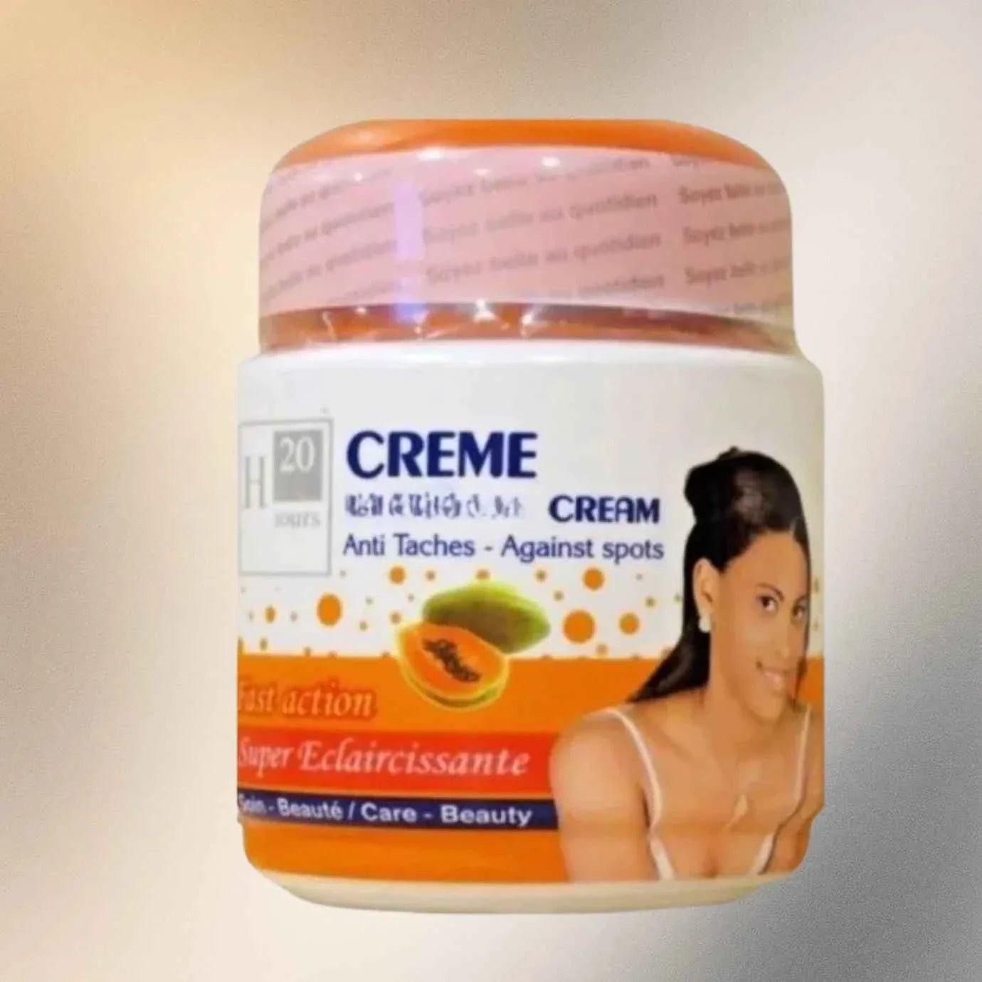 H20 Papaya Beauty Cream with Shea Butter 300 g - ASBEAUTYBAZAAR