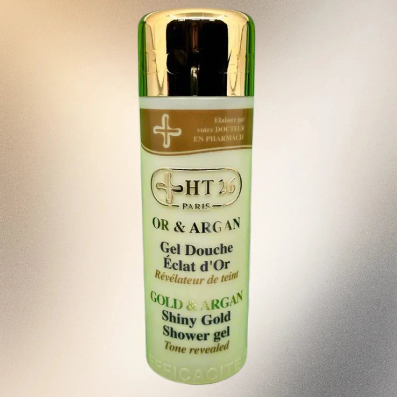 HT26 Gold & Argan Shower Gel 1000 ml - ASBEAUTYBAZAAR