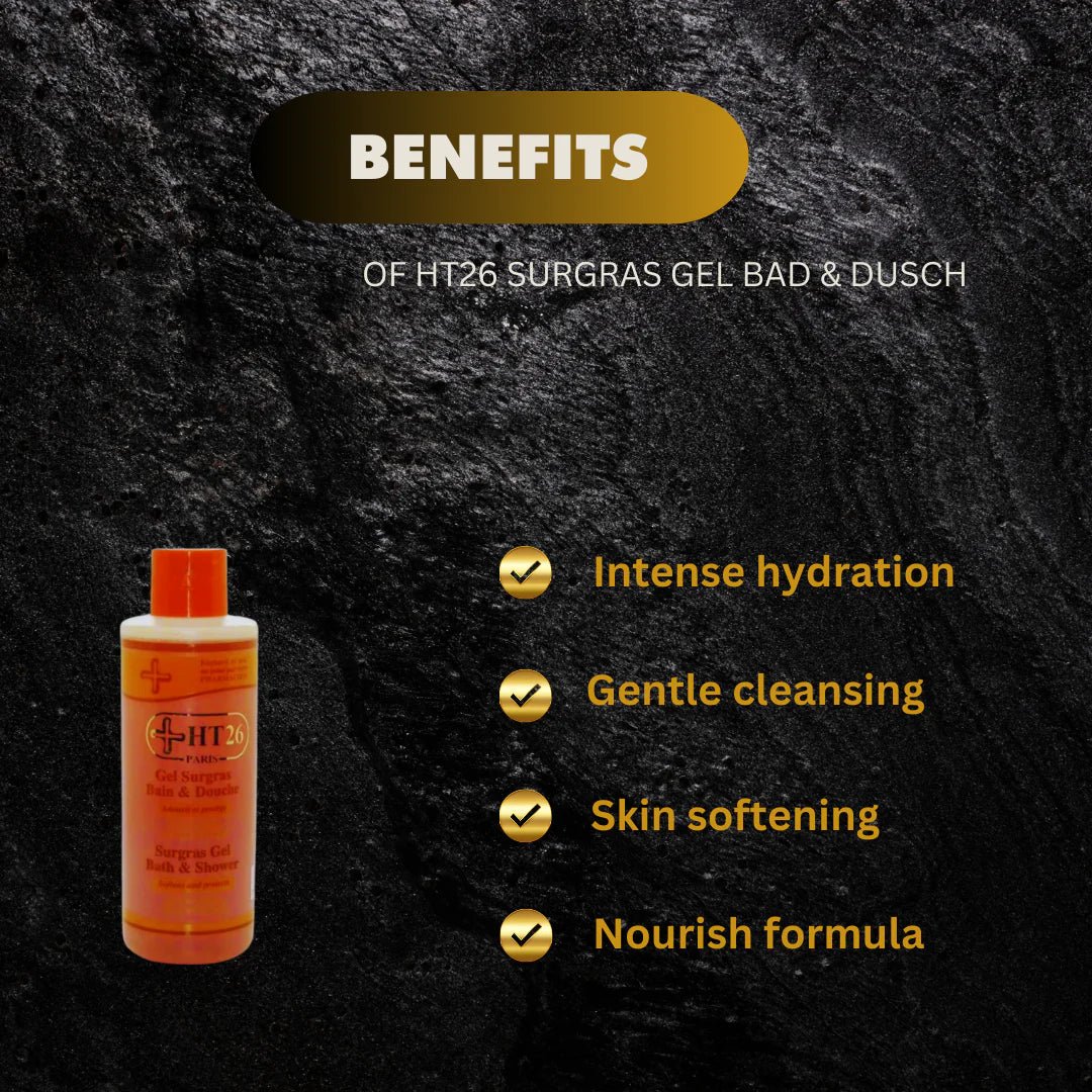HT26 Surgras Bath & Shower Gel 1000ml – Gentle Daily Cleanser - ASBEAUTYBAZAAR