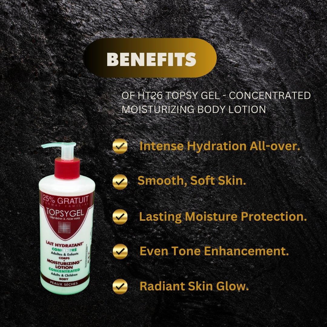 HT26 Topsy Gel Moisturizing Body Lotion 500 ml - ASBEAUTYBAZAAR