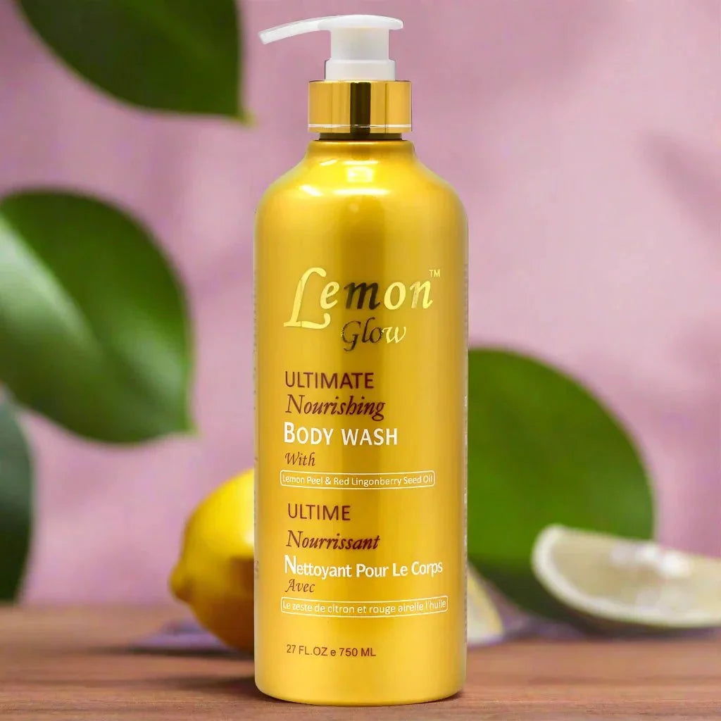 Lemon Glow Ultimate Nourishing Body Wash 750ml - ASBEAUTYBAZAAR