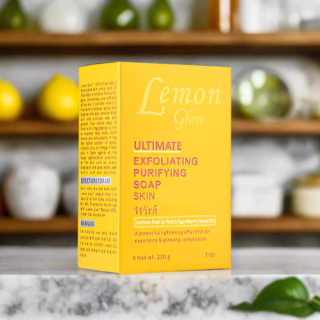 Lemon Glow Ultimate Purifying Soap 7 oz - ASBEAUTYBAZAAR