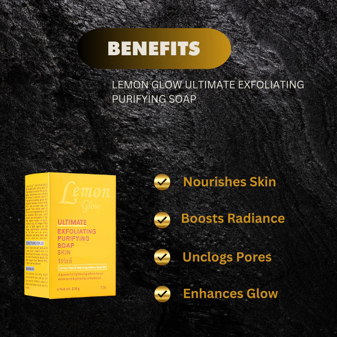 Lemon Glow Ultimate Purifying Soap 7 oz - ASBEAUTYBAZAAR
