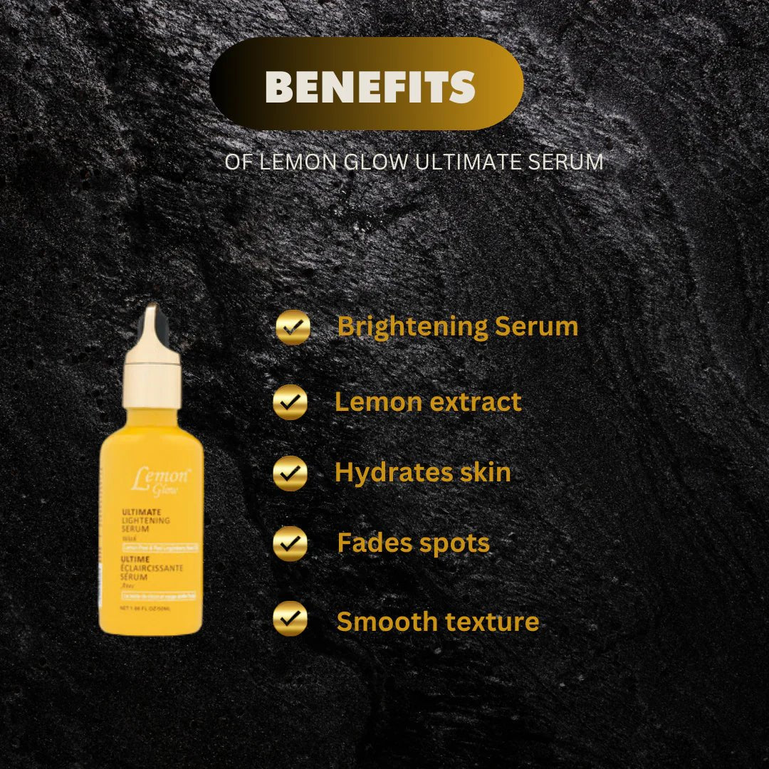 Lemon Glow Ultimate Serum 1.66 oz / 50 ml - ASBEAUTYBAZAAR