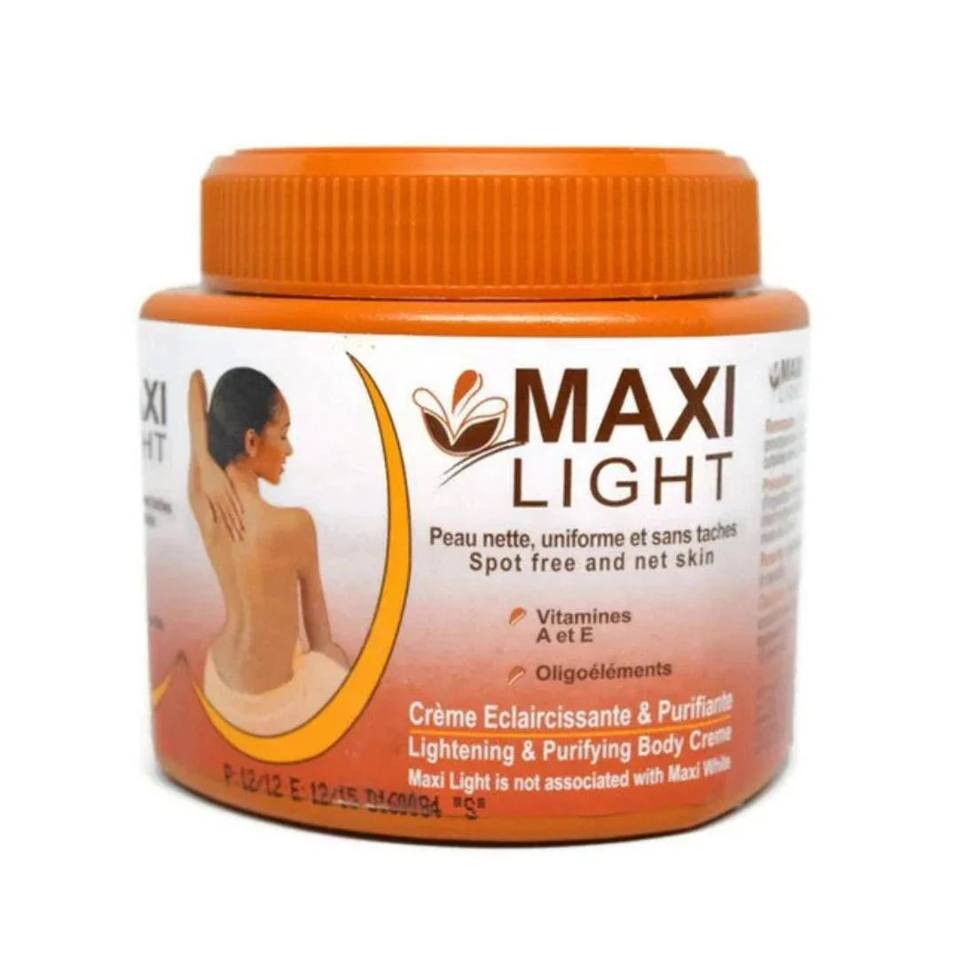 Maxi Light Body Cream 550ml – Daily Hydrating & Softening Moisturizer - ASBEAUTYBAZAAR