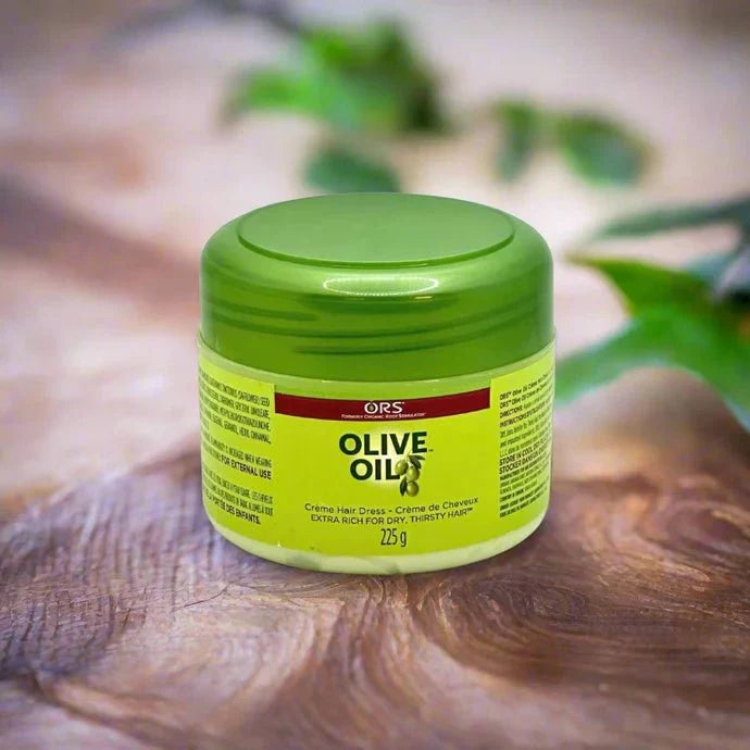 ORS Olive & Castor Oil Enriched Hair Cream 225g / 8oz - ASBEAUTYBAZAAR
