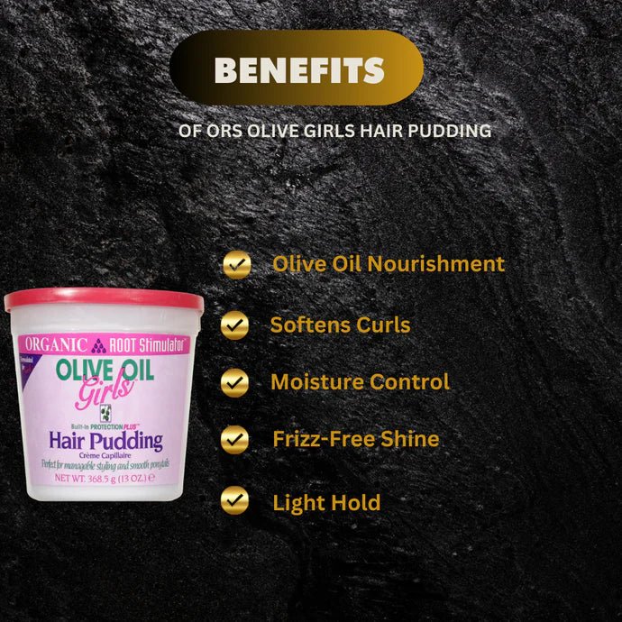 ORS Olive Oil Girls Hair Pudding 13oz - ASBEAUTYBAZAAR