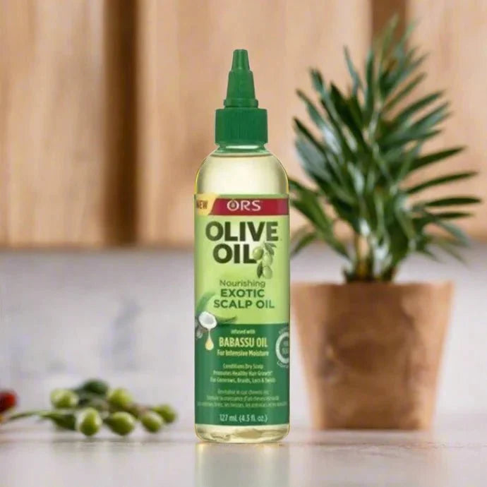 ORS Olive Oil Nourishing Exotic Scalp Oil 4.3 oz - ASBEAUTYBAZAAR
