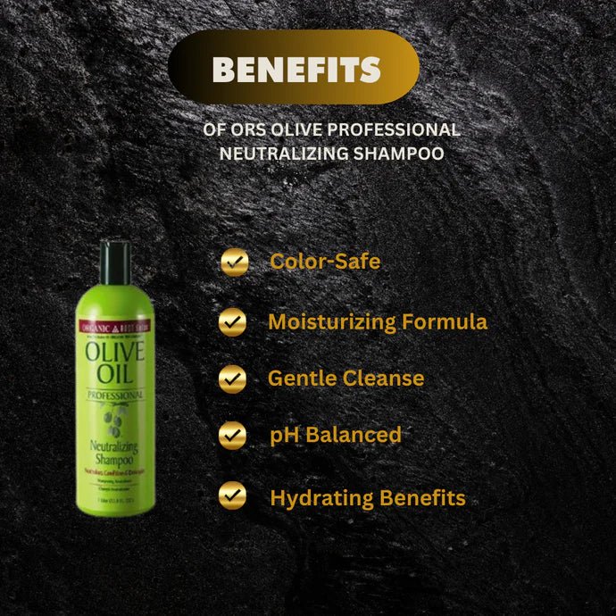 ORS Olive Oil Professional Neutralizing Shampoo 33 oz - ASBEAUTYBAZAAR