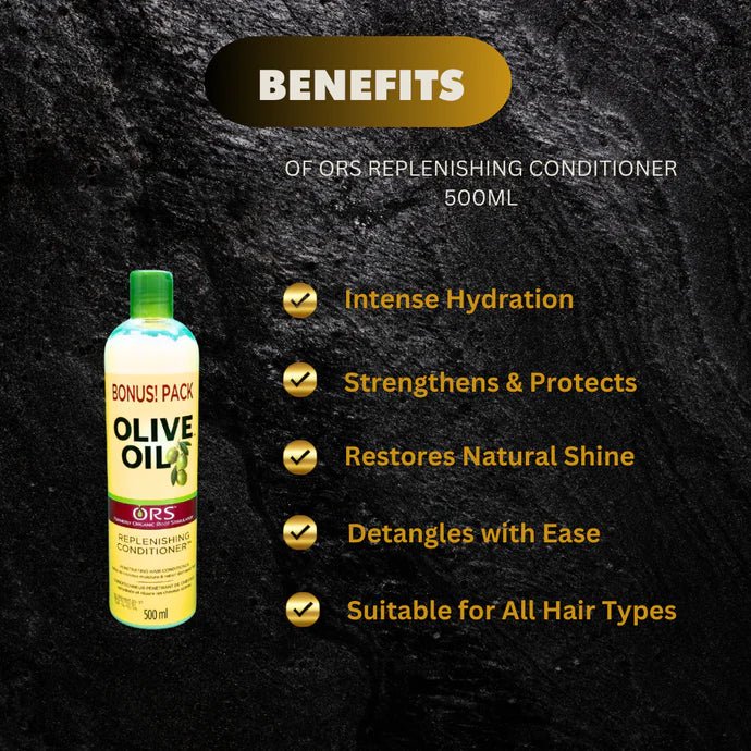 ORS Olive Oil Replenishing Conditioner 500ml - ASBEAUTYBAZAAR