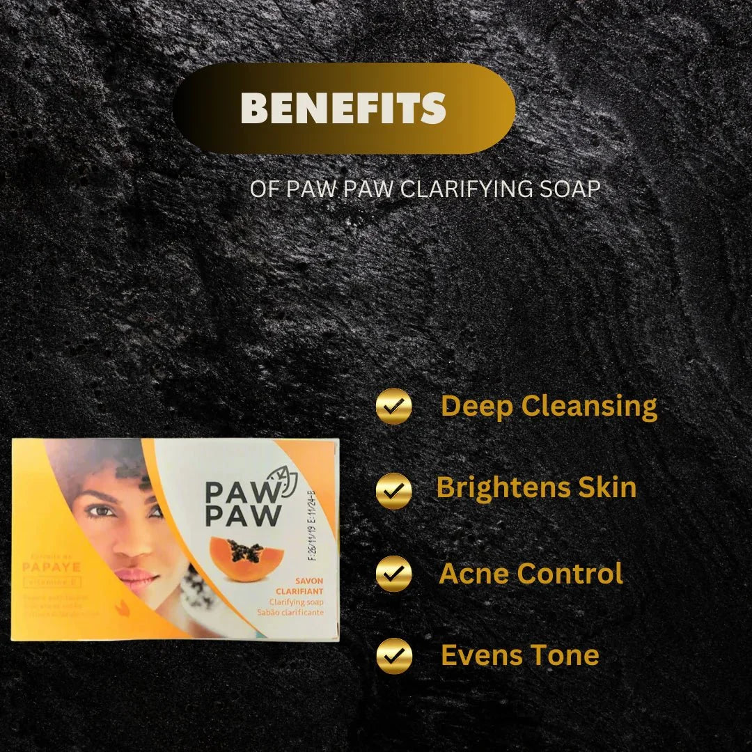 Paw Paw Clarifying Soap with Papaya Extract 180g - ASBEAUTYBAZAAR