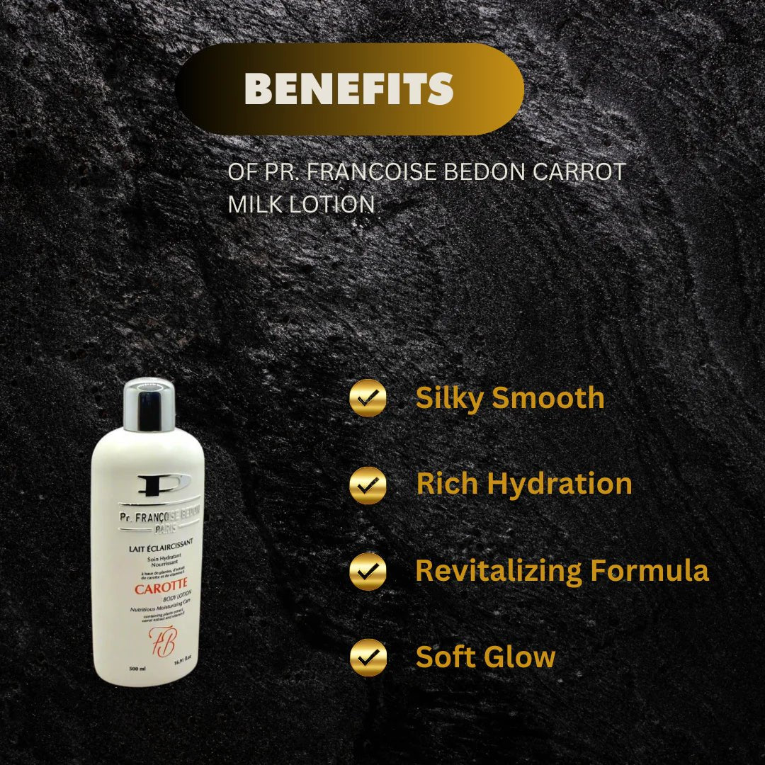 Pr. Francoise Bedon Carrot Milk Body Lotion 16.8 oz - ASBEAUTYBAZAAR