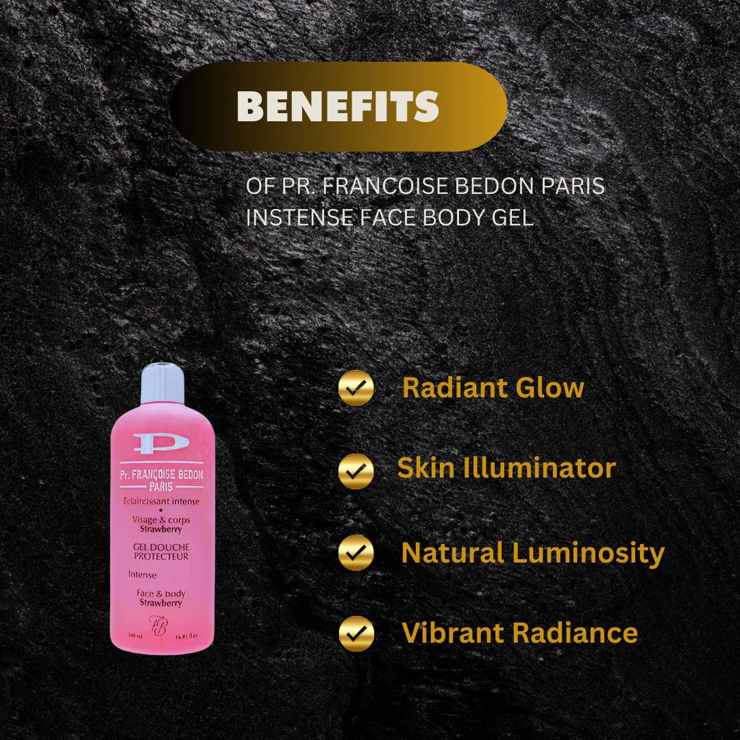 Pr. Francoise Bedon Paris Face & Body Shower Gel Strawberry 500ml - ASBEAUTYBAZAAR