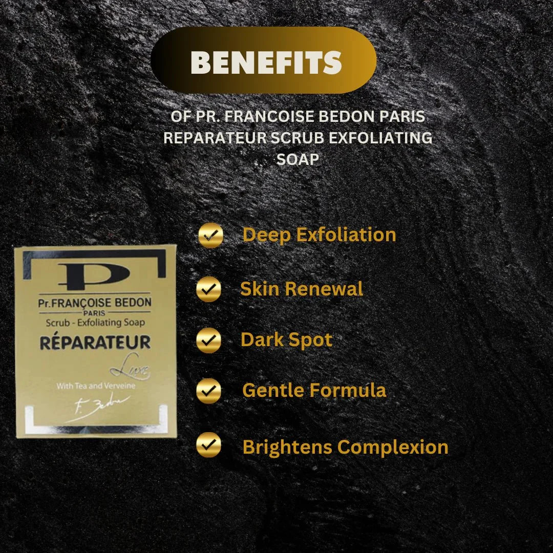 Pr. Francoise Bedon Paris Scrub Soap 7 oz / 200 g - ASBEAUTYBAZAAR