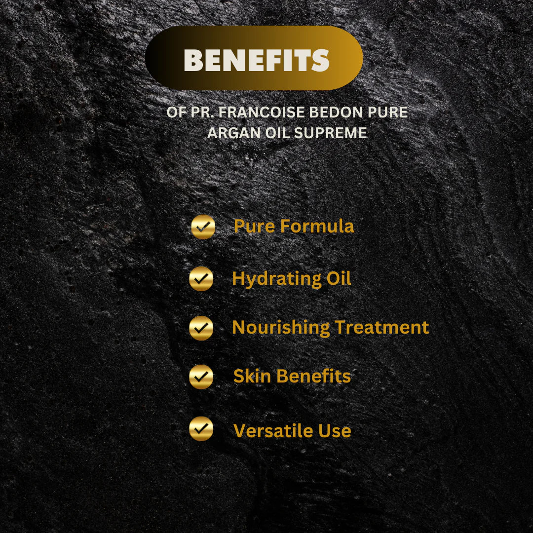 Pr. Francoise Bedon Pure Argan Oil Supreme 125ml / 4.25oz - ASBEAUTYBAZAAR