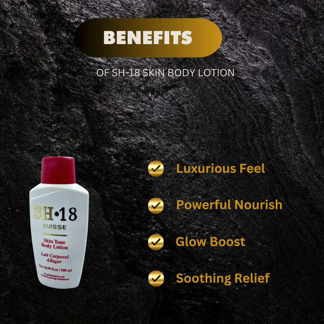 SH-18 Nourishing Body Lotion 16.8 oz - ASBEAUTYBAZAAR