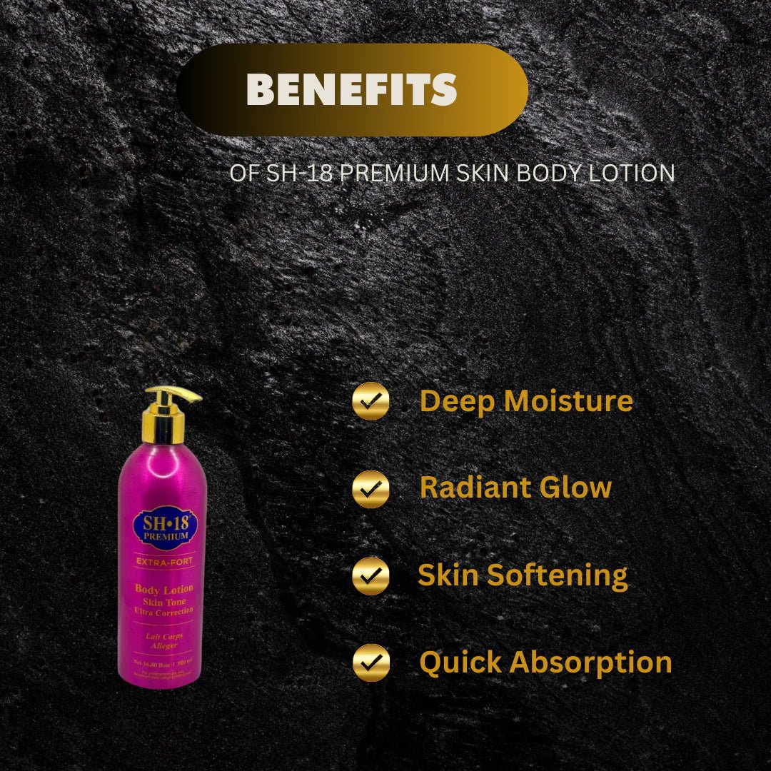 SH-18 Premium Skin Body Lotion 500ml - ASBEAUTYBAZAAR