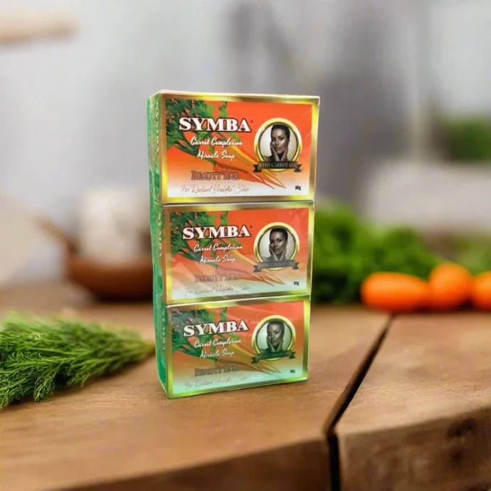Symba Carrot Complexion Soap 80g (Pack of 6) - ASBEAUTYBAZAAR