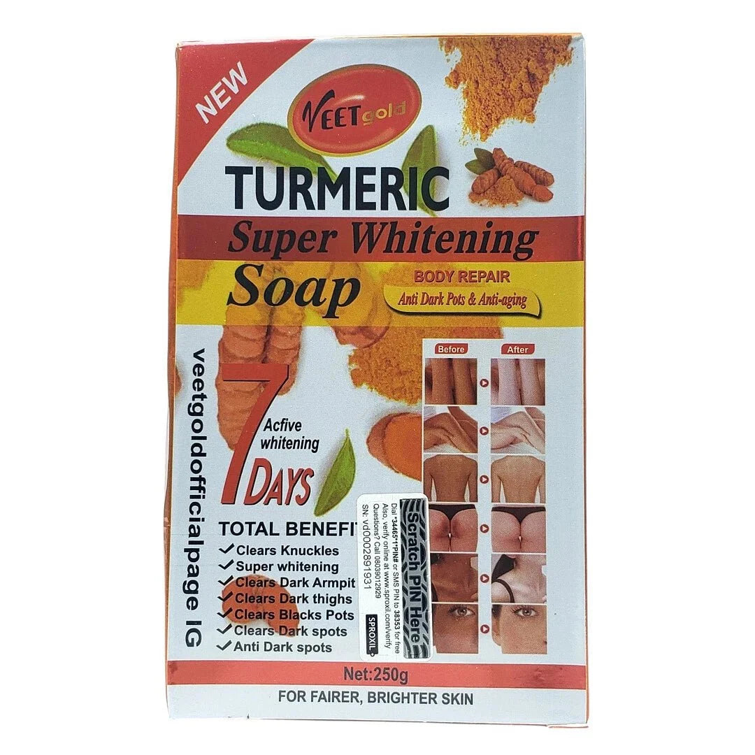 Turmeric Beauty Soap 250 g - ASBEAUTYBAZAAR