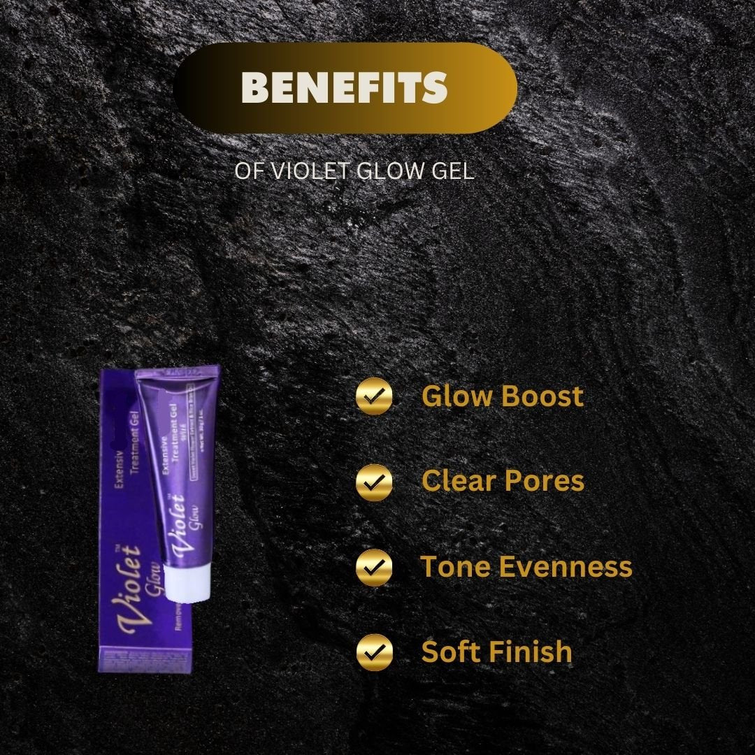 Violet Glow Extensive Gel with Sweet Violet Extract 1 oz - ASBEAUTYBAZAAR