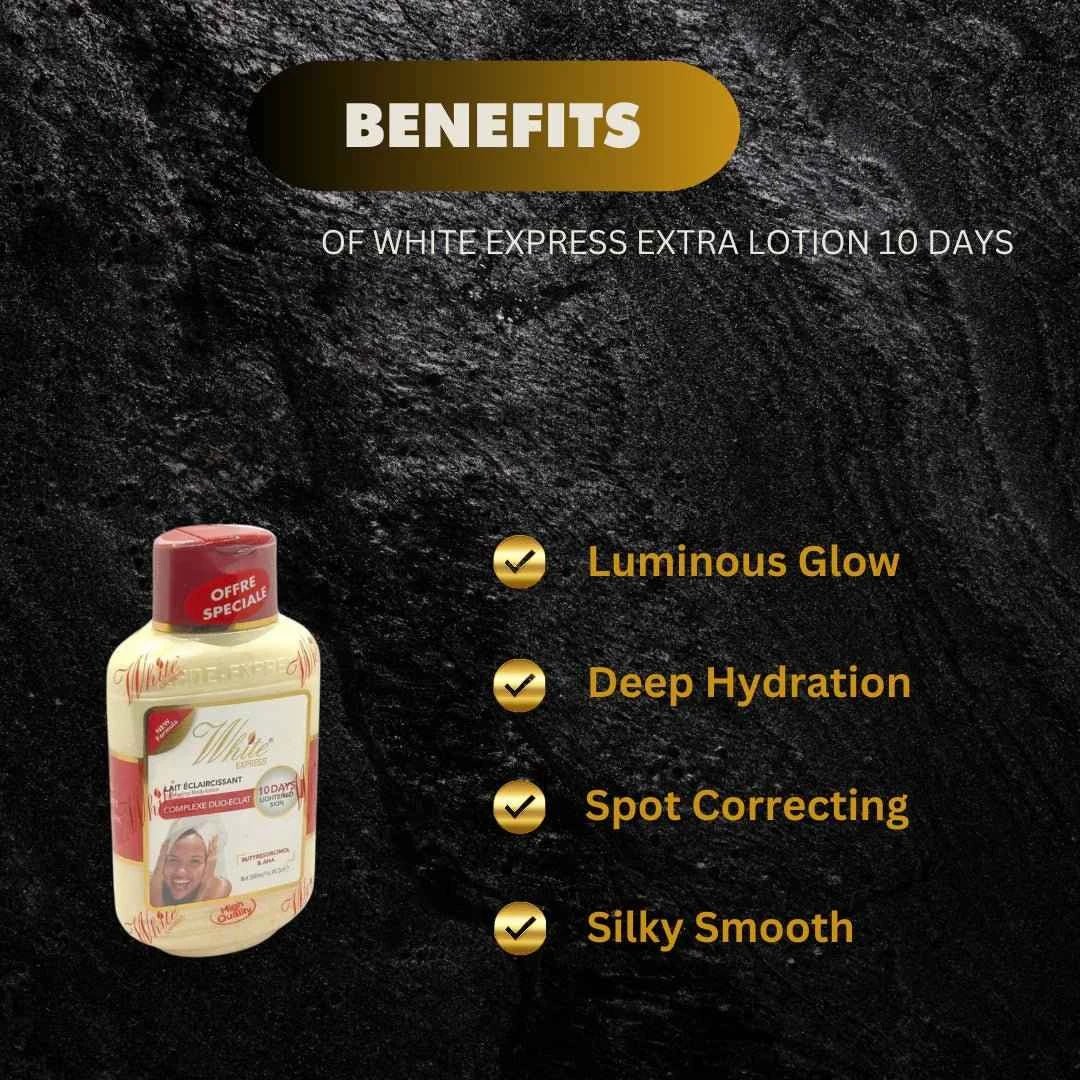 White Express Extra Body Lotion with Plant Extracts 16.9 oz - ASBEAUTYBAZAAR