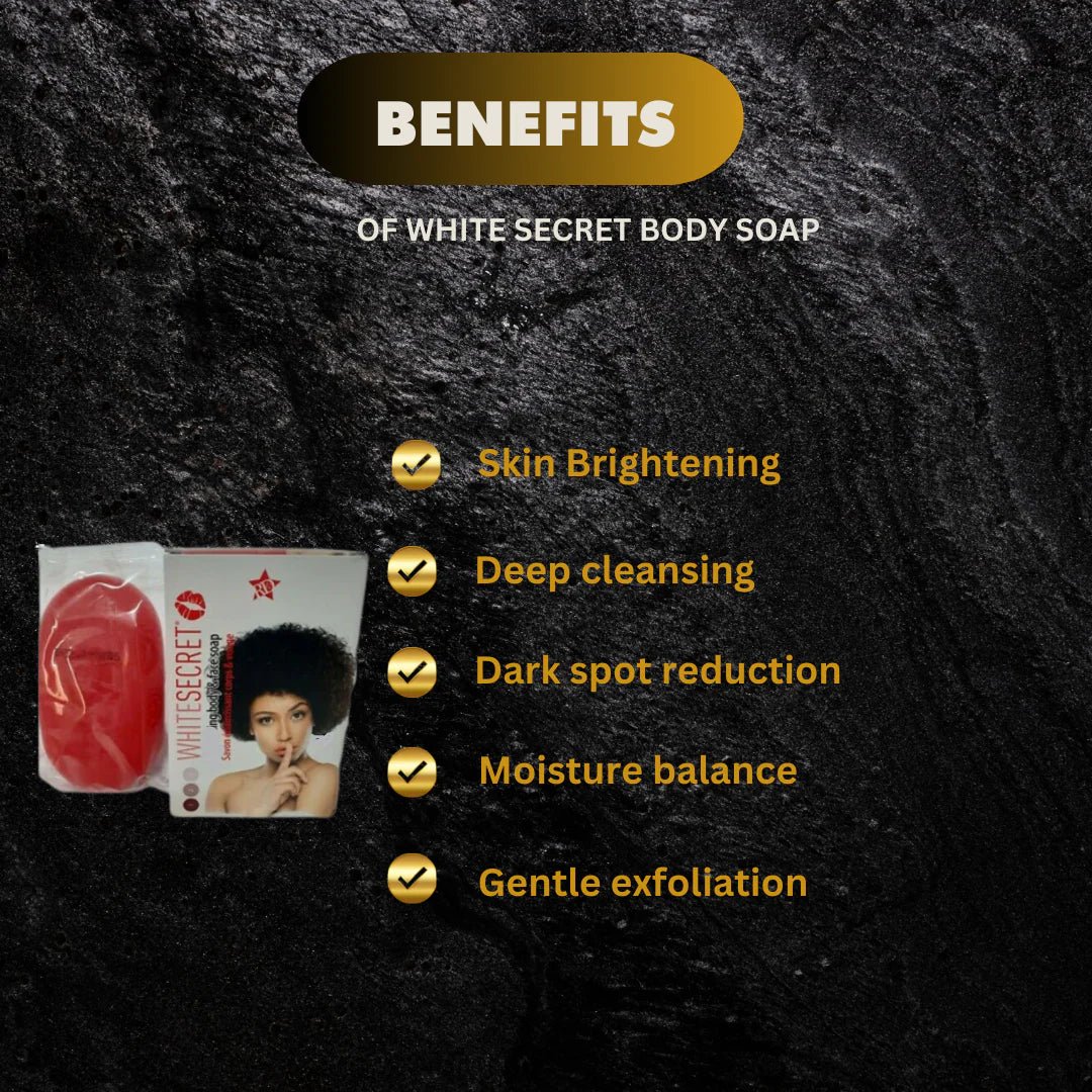 White Secret Body & Face Soap 190g – Refreshing Cleansing Bar - ASBEAUTYBAZAAR