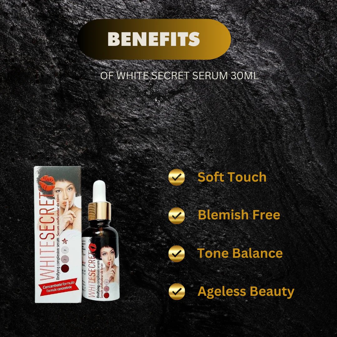 White Secret Serum 30ml – Lightweight Smoothing Serum - ASBEAUTYBAZAAR